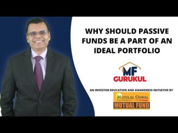 Why should passive funds be a part of an ideal portfolio?